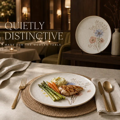 Platefula Floral Porcelain Dinnerware Set