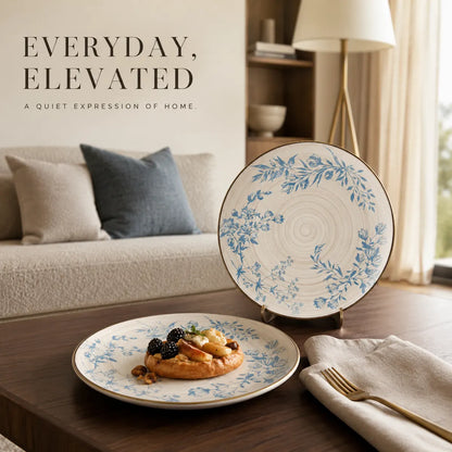 Platefula Blue Floral Dinnerware Set