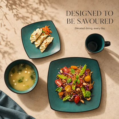 Korvaniq Soho Lounge 16-Piece Dinnerware Set