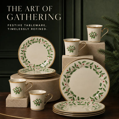 Platefula Christmas Porcelain Dinnerware Set