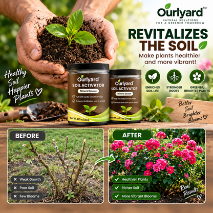 Ourlyard® Soil Activator – Plant & Garden Soil Booster for Healthier Roots & Stronger Plants