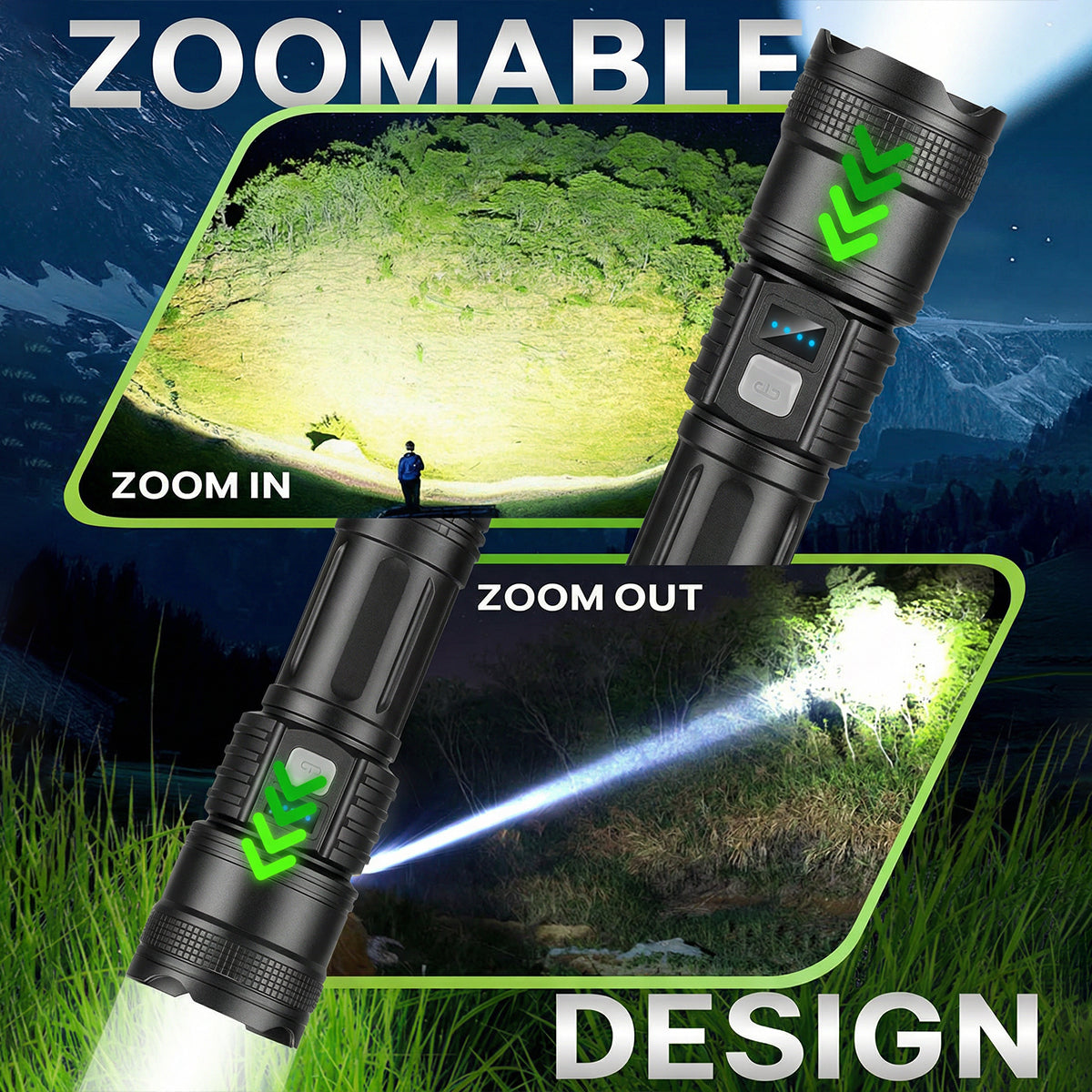 Super Bright Ultimate Survival Flashlight For All Emergency🔦