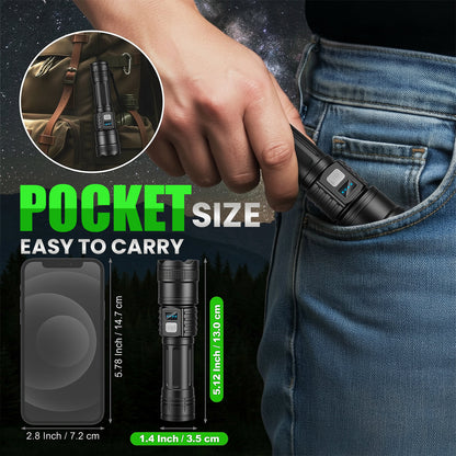 Super Bright Ultimate Survival Flashlight For All Emergency🔦
